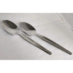 Enjoy Grapefruit Serrated Stainless Steel Spoons Lot Of 2 Made In China
